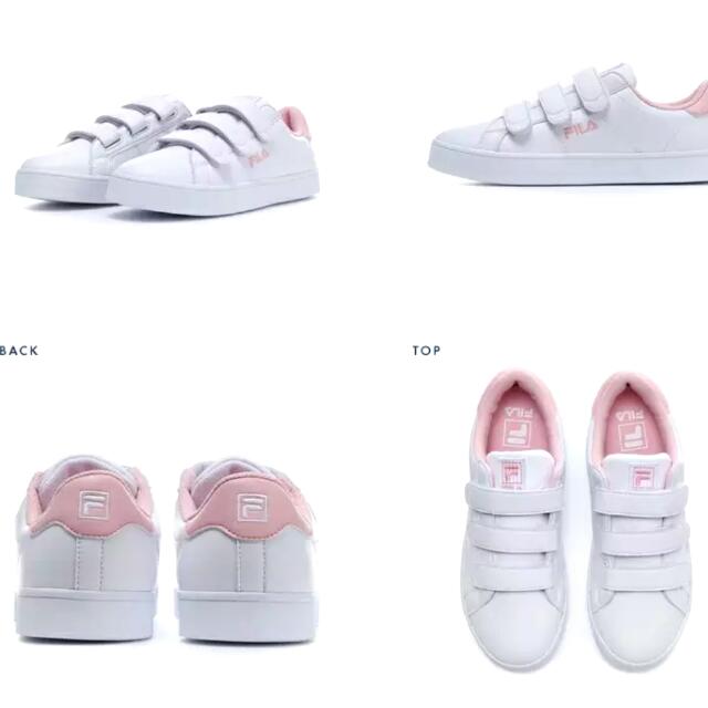 fila shoes white pink