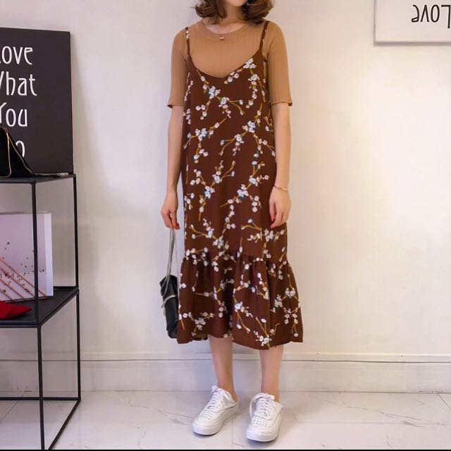 slip dress korea