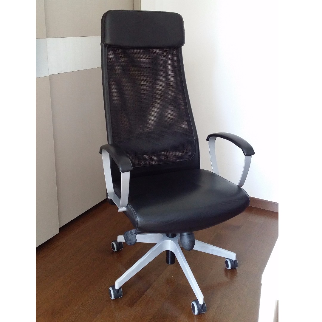 Ikea markus leather clearance