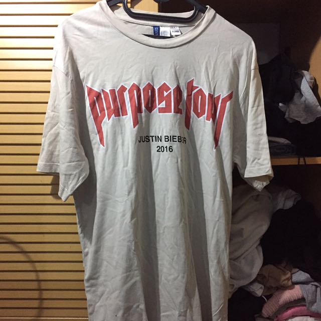 JUSTIN BIEBER PURPOSE TOUR TSHIRT My 