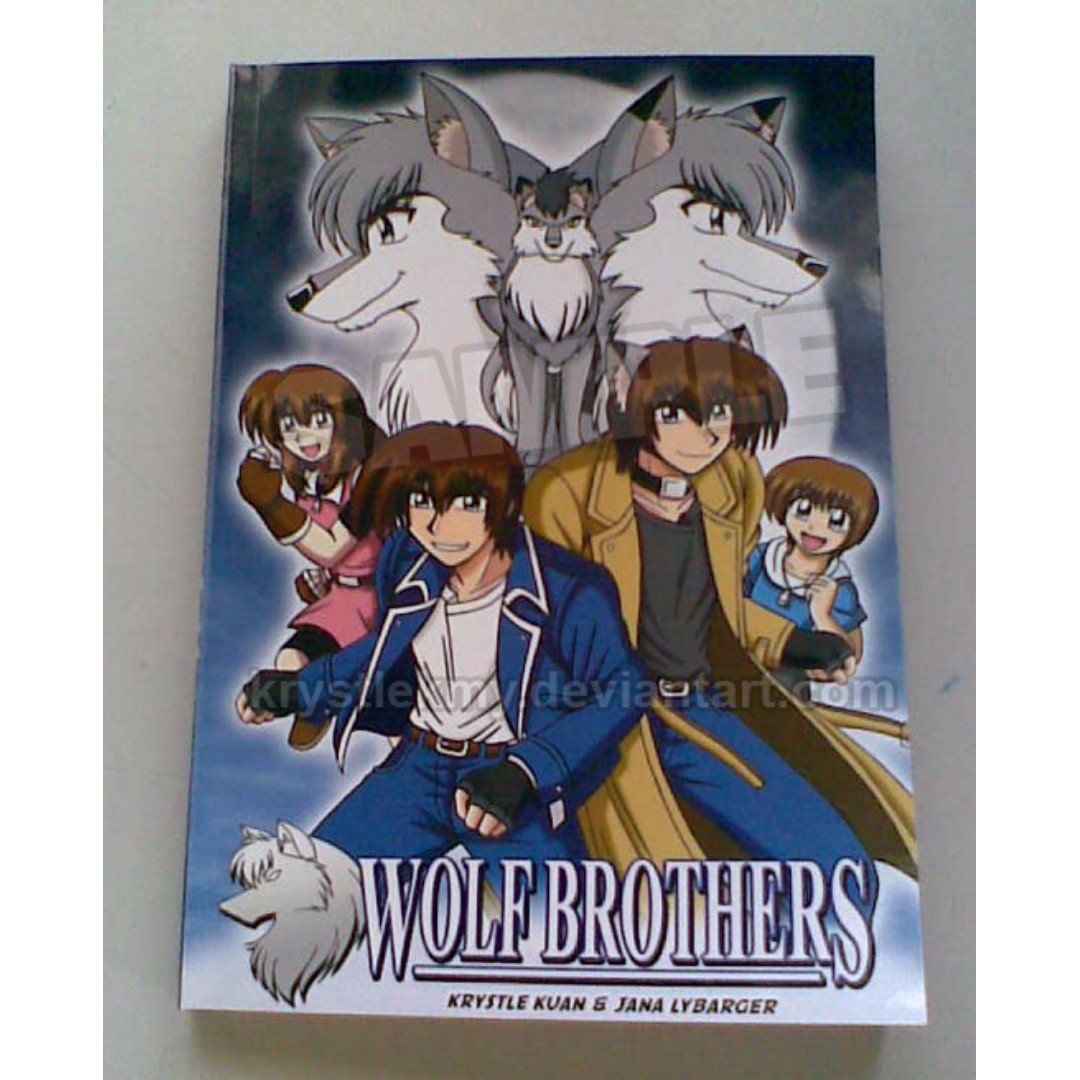 Manga Wolf Brothers Books Stationery Comics Manga On Carousell