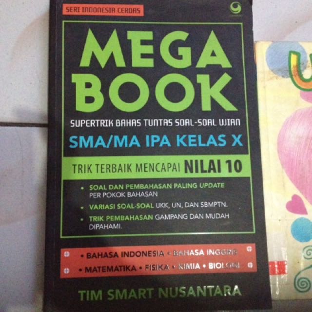 Mega Book Jurusan Ipa Kelas 10 Books Stationery Textbooks On
