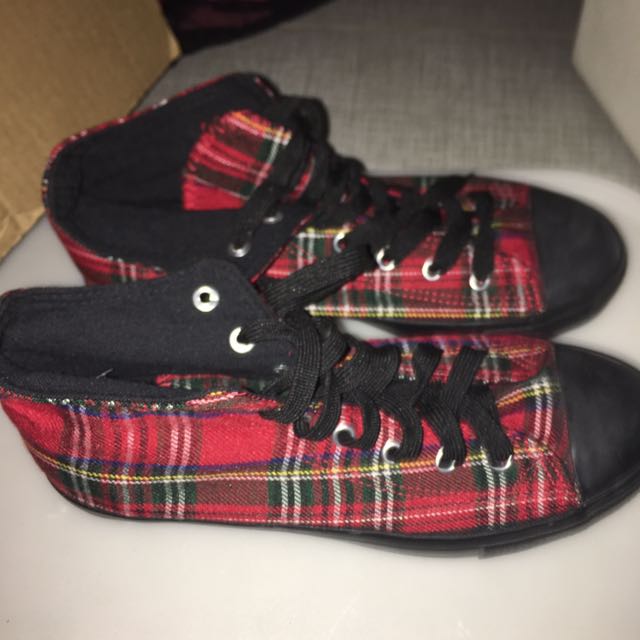 Tartan shoes new look shop
