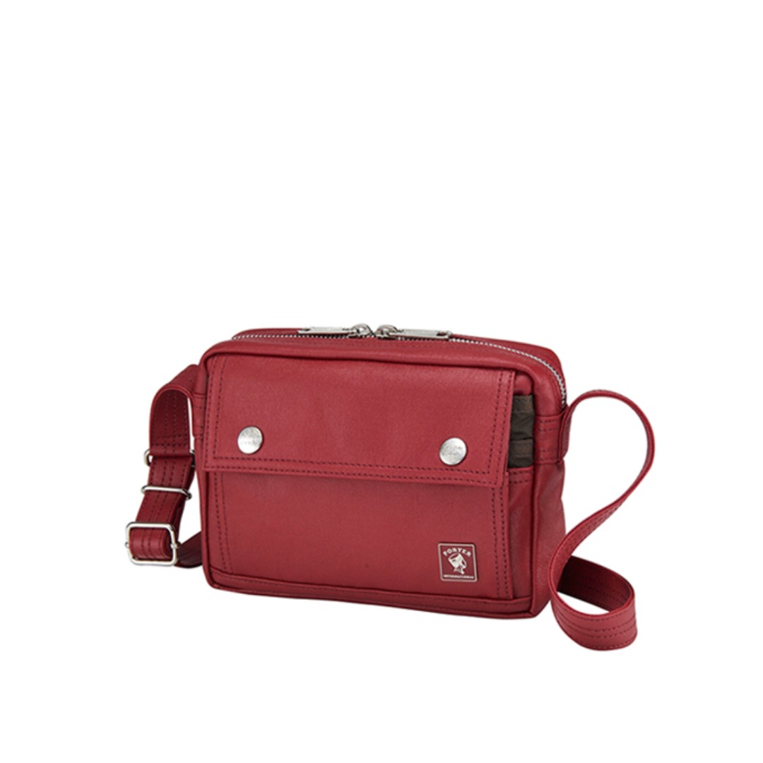 Porter International MILKY PLUS SHOULDER BAG RED Women s