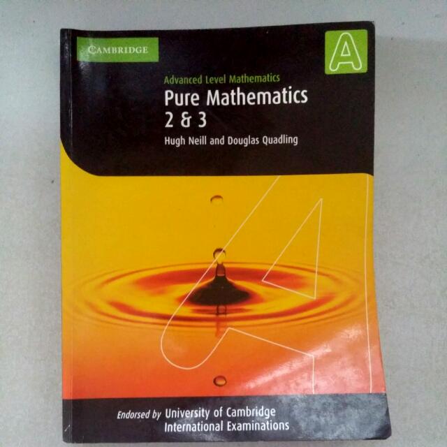 Pure Mathematics 2 3 A Level Cambridge Buku Textbook
