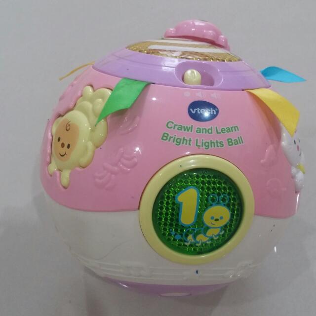 vtech move and crawl ball pink
