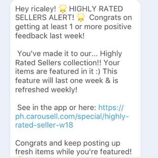 Just one week with Carousell :))