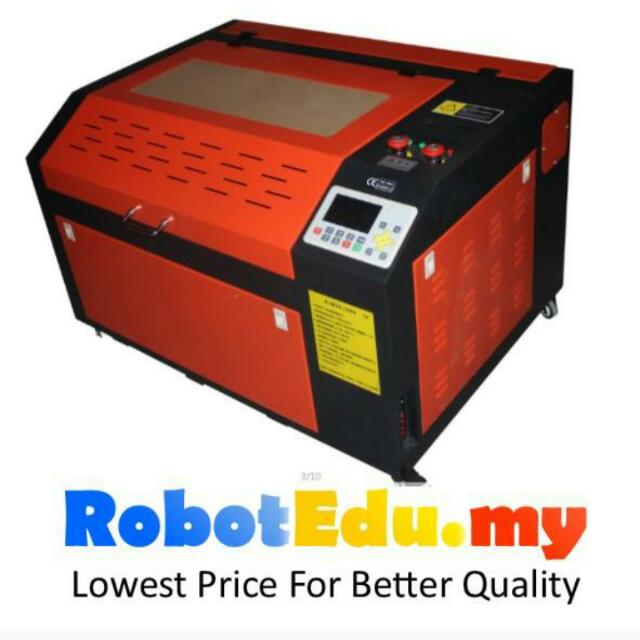 60w Cnc Jl 4060 Co2 Laser Cnc Cutting Engraving Machine Auto Accessories On Carousell