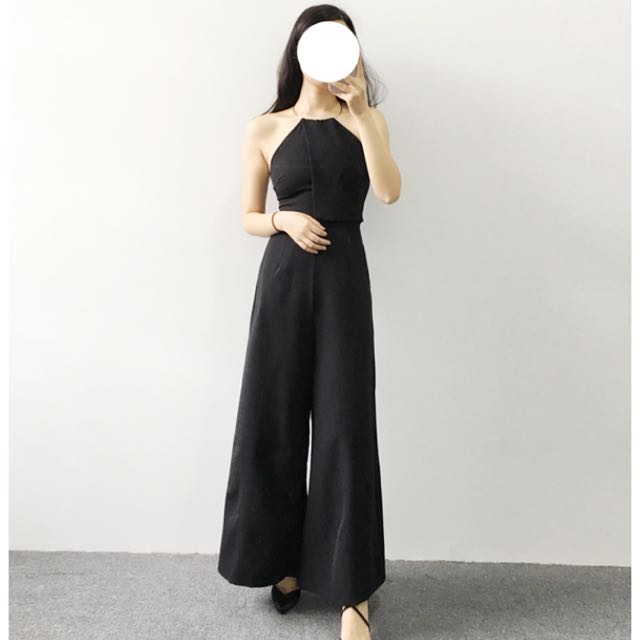 gold flare jumpsuit