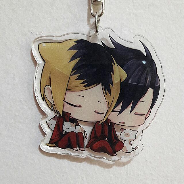 Get Wallpaper Haikyuu Kuroo X Kenma Keychain Entertainment J Pop On Carousell HD