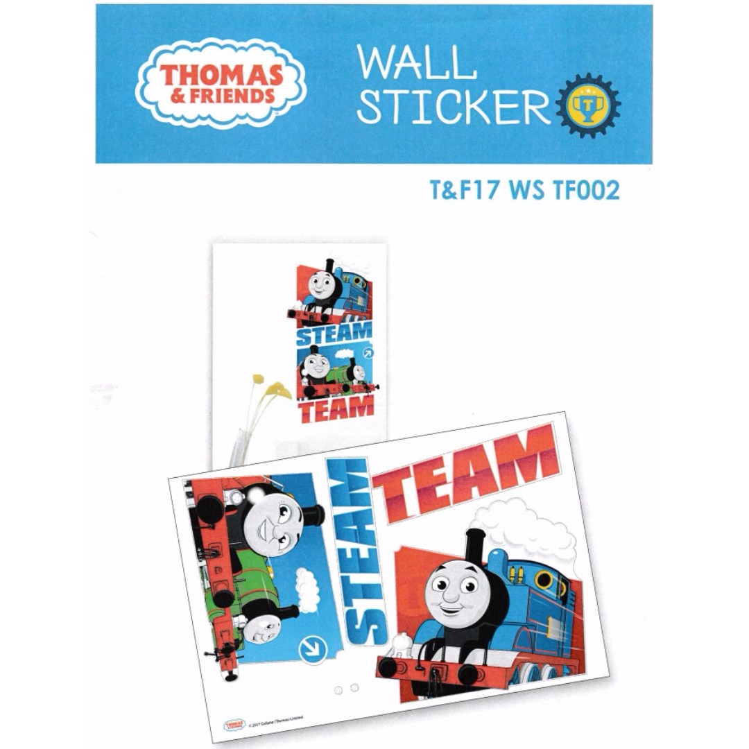 New Thomas Friends Wall Sticker Steam Team T F17 Ws T002