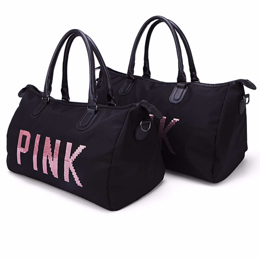 pink victoria secret sports bag