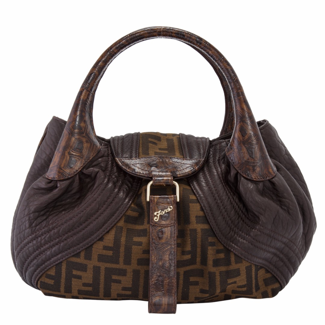 Preowned Fendi Zucca Small Spy Bag 8BR589 COB0000609 Luxury Bags Wallets on Carousell
