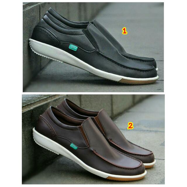 Sepatu Kickers Casual Slop Slip On Pria Terbaru 2017 Murah Branded