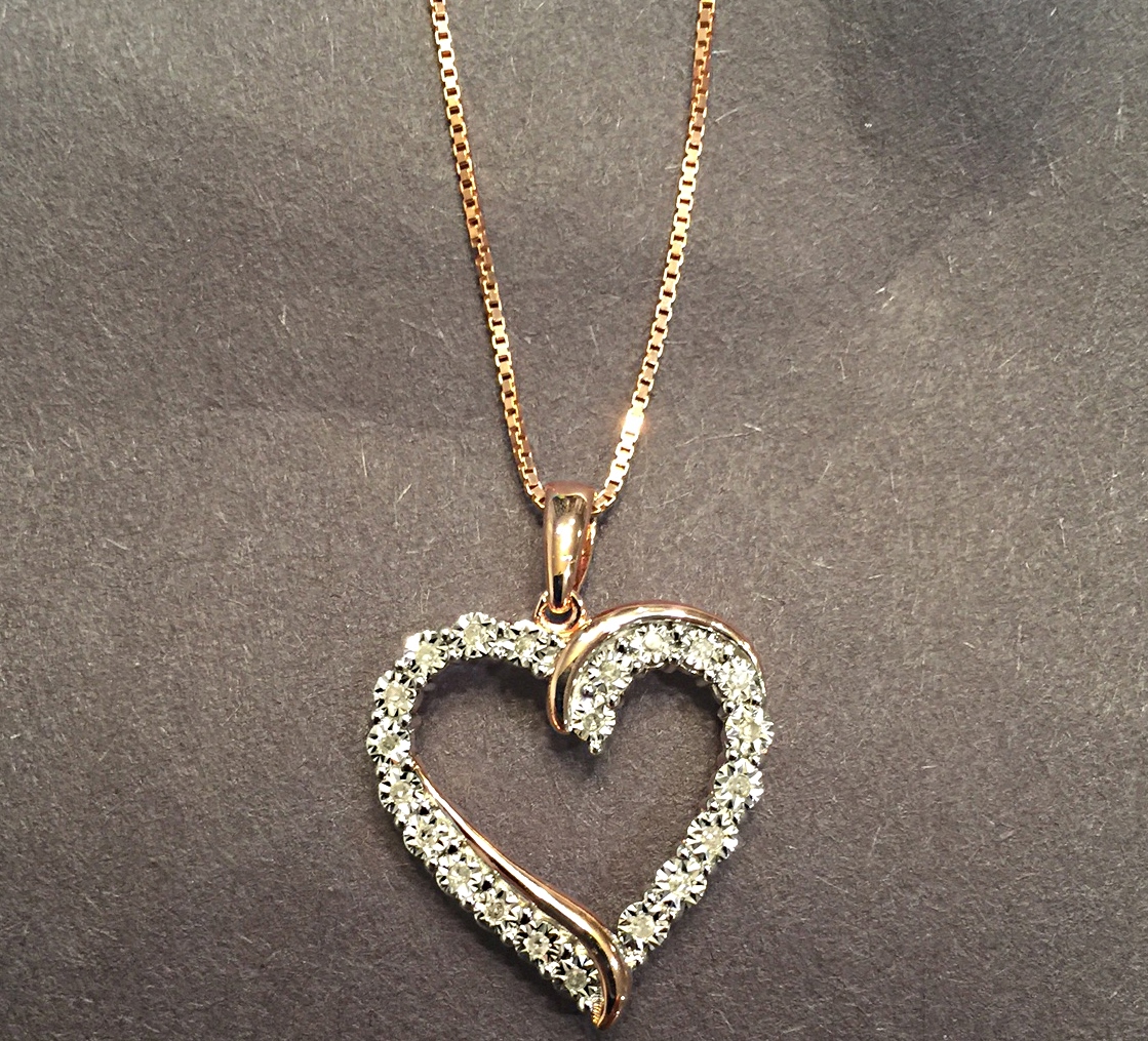 1/10 Carat T.W. Diamond 14k Rose Gold 