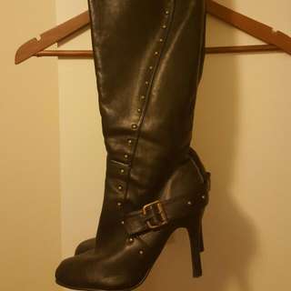 novo knee high boots