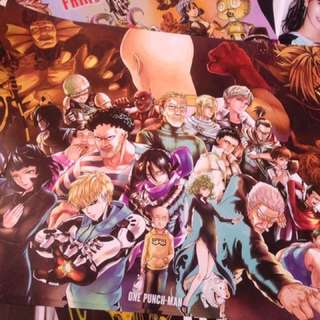 One Punch Man & Fairy Tail Posters