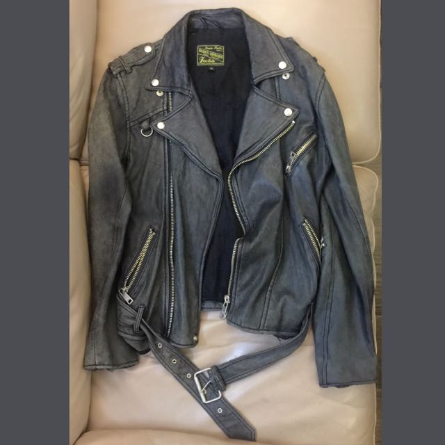 Blue heroes sale leather jacket