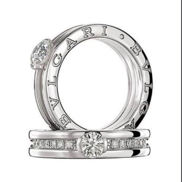 Bvlgari B Zero1 Solitaire Ring With Pave Diamonds Luxury Accessories On Carousell