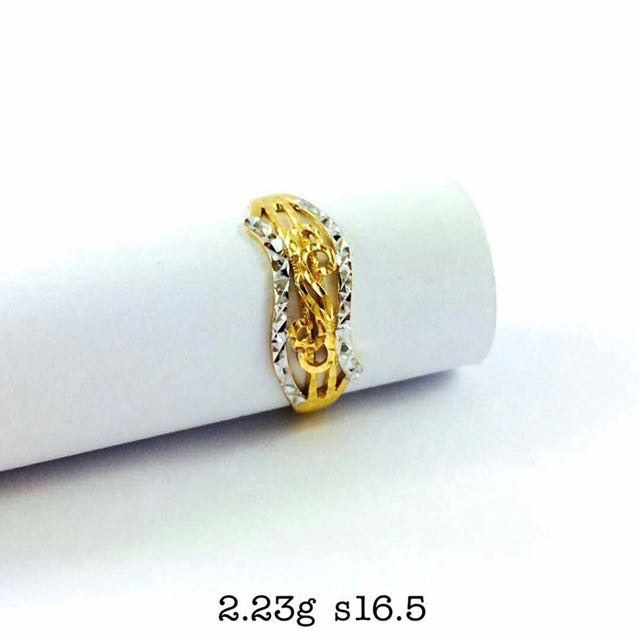 Cincin Emas 916, Women's Fashion, Jewellery on Carousell