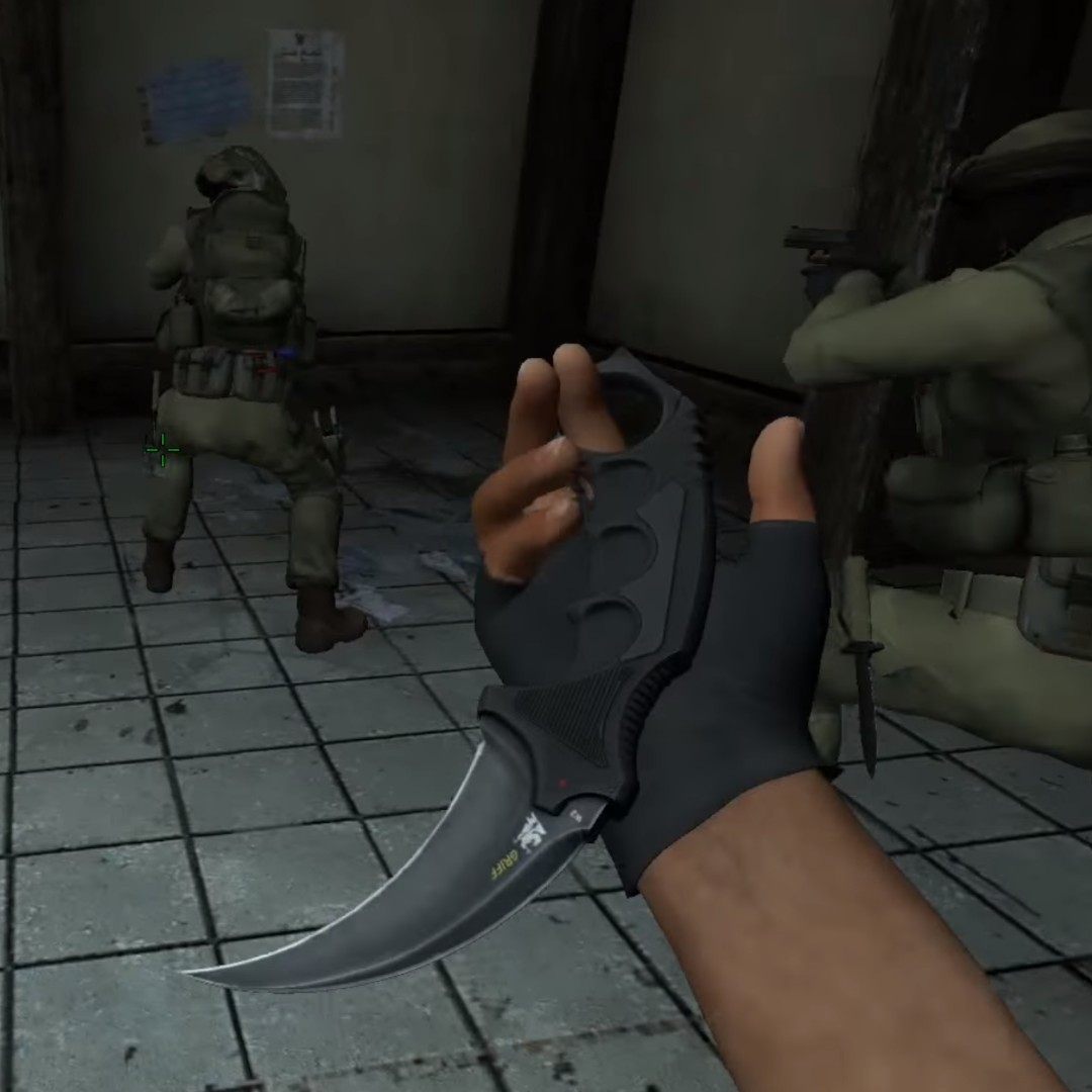CSGO Knife Karambit Vanilla, Video Gaming, Gaming Accessories, Cases & Covers on Carousell