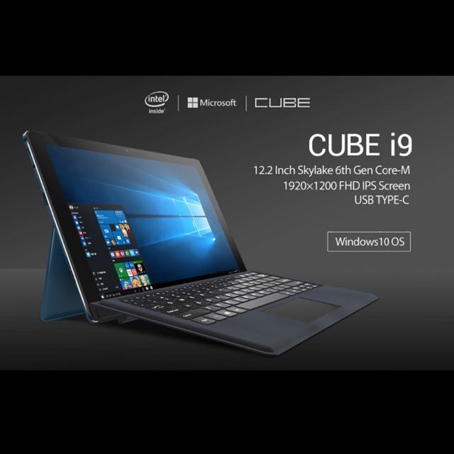 Cube I9 Tablet Pc Window 10 Intel Core M3 6y30 4gb Ram 128gb Ssd 12 2 Inch 1920 1200 Ips Windows 10 Dual Cameras Wifi Hdmi Electronics Computers On Carousell