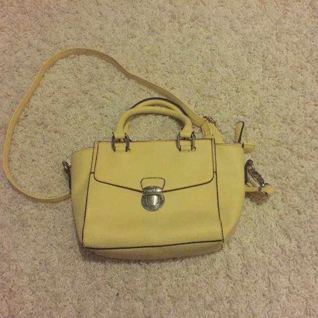 Debenhams yellow bag top