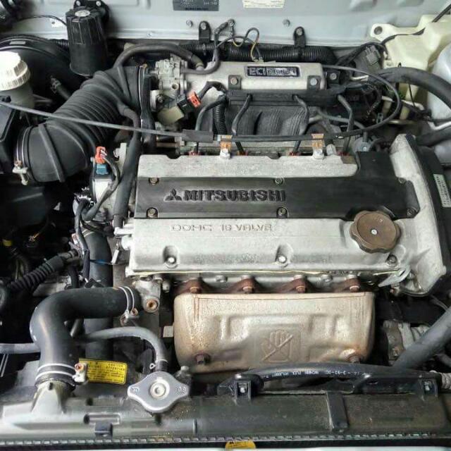 Engine Lantai 4g92 Twincam Complit Set Wiring &gearbox, Auto