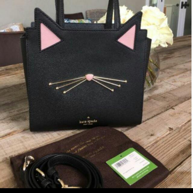 KATE SPADE SMALL HAYDEN CAT Women s Fashion Bags Wallets Purses Pouches on Carousell