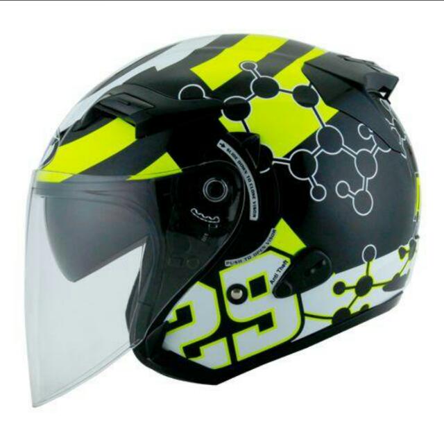 Kyt Iannone Double Visor Open Face Helmet Motorbikes On Carousell