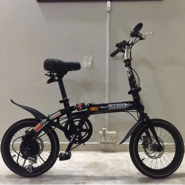 micro razer folding bike