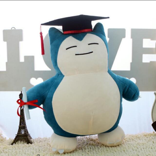 Snorlax sales graduation plush