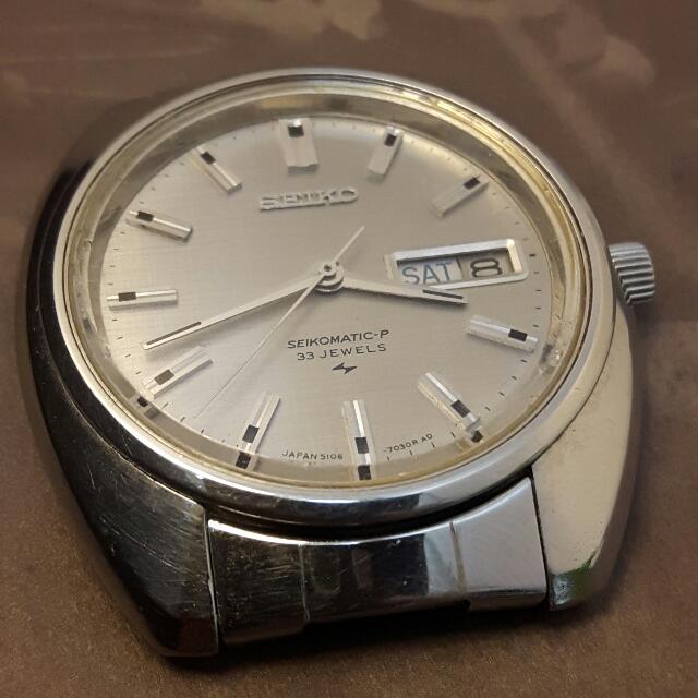 Seiko matic-p 5106-7030 33 Jewels 1969, Women's Fashion, Watches &  Accessories, Watches on Carousell