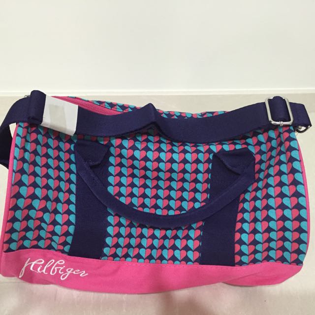 mini duffle bag pink