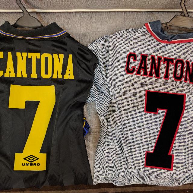 Cantona black jersey discount