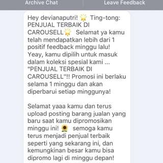 Thankyou Carousell🎉