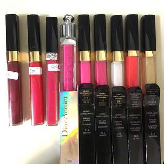 （近全新）Chanel Dior唇蜜