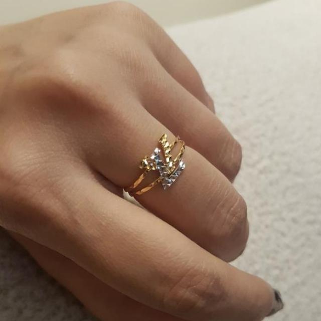 Sold 916 Gold Lv Ring Luxury Accessories On Carousell