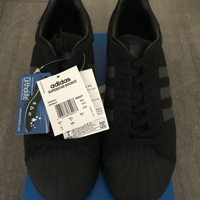 Adidas Superstar Bounce Black Men s Fashion Footwear Sneakers on Carousell