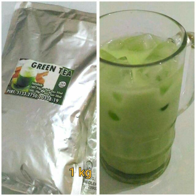Minuman Serbuk Susu Greentea Makanan Minuman Minuman Tidak Beralkohol Di Carousell