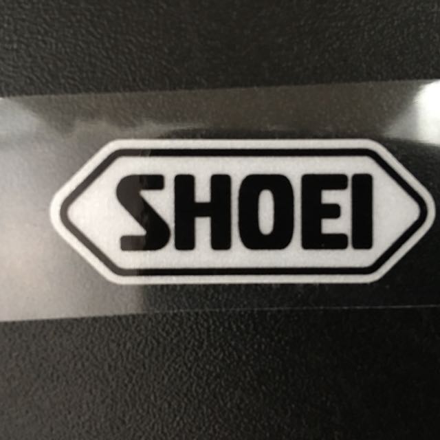 Shoei Helmet Visor Sticker Decal, Health & Nutrition, Face Masks & Face