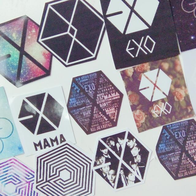  Stiker  Logo Exo  Isi 15 Pcs Looking For On Carousell