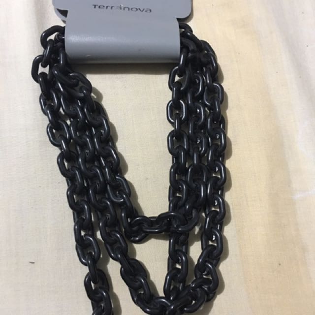 Terranova Long Chain Necklace Preloved Women S Fashion Jewelry On Photo