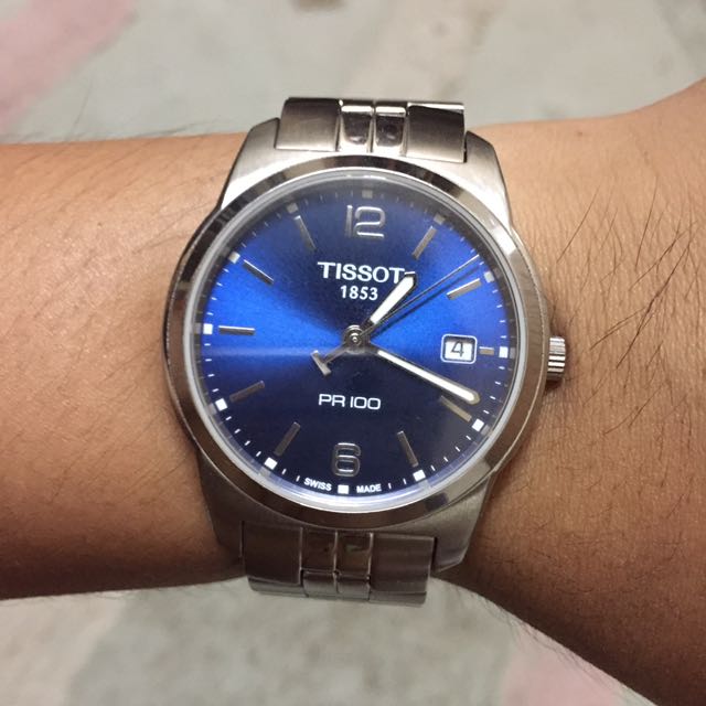 Tissot pr100 clearance blue