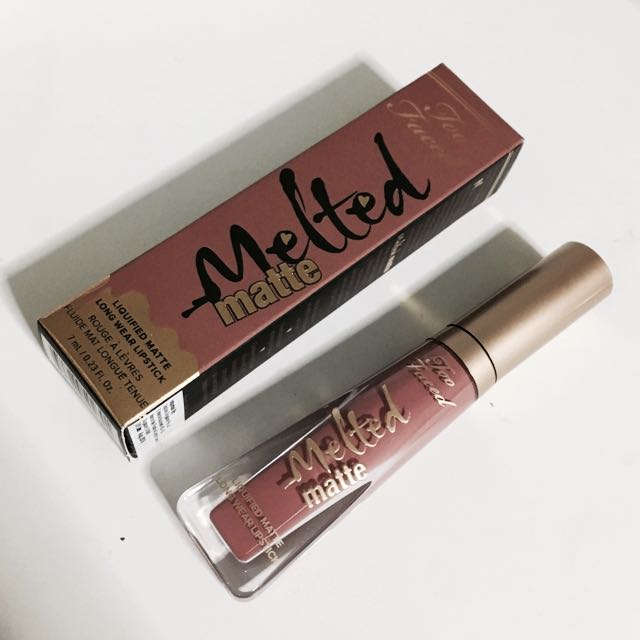 Too Faced Melted Matte Lipstick (Cool Girl), Beauty & Personal Care, Face,  Makeup On Carousell