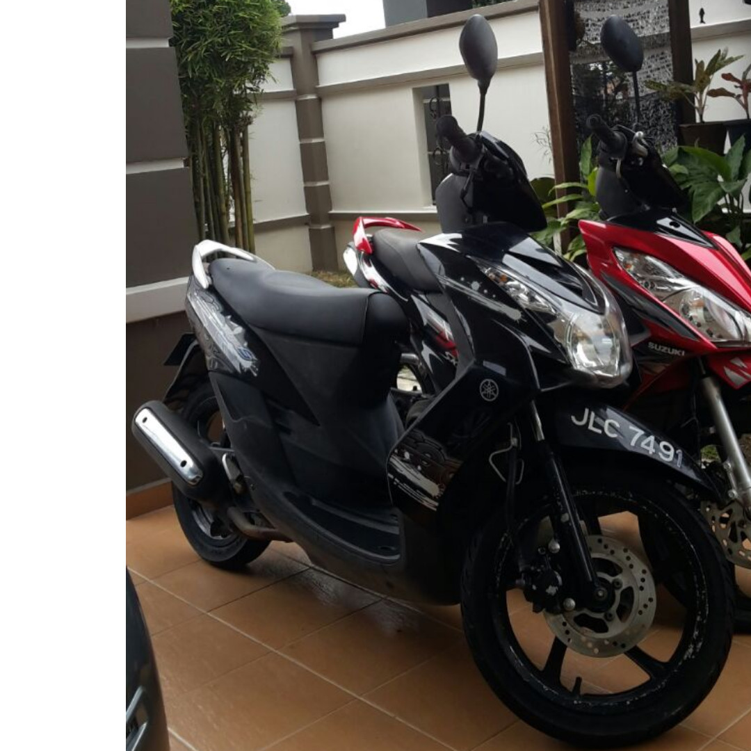 Yamaha Ego S Black 115 Motor Di Carousell