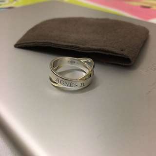 Agnes B 925 Silver Cross Ring 純銀戒指 介子 全場最平!!64230840567682110