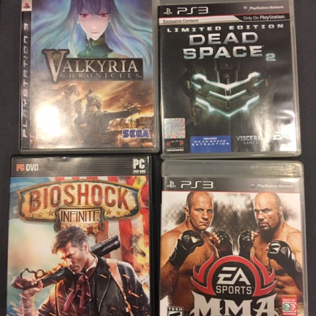 4 Games Valkyria Chronicles Ps3 Deadspace 2 Ps3 Ea Sports