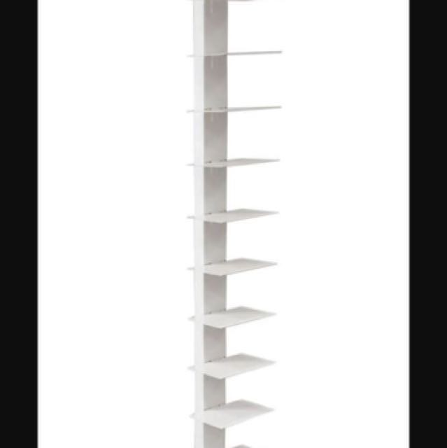 60 Inches White Vertical Spine Bookcase For 100 On Carou Photo
