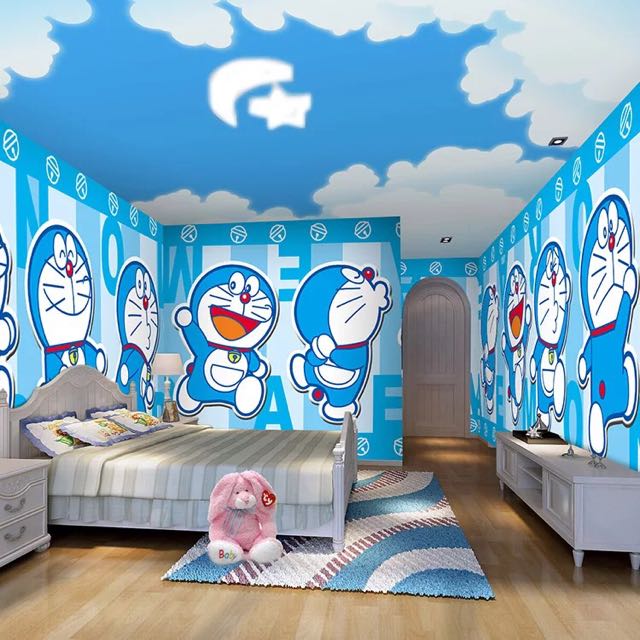 Customised Doraemon Wallpaper Furniture Home Decor On Carousell